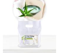 ArtSoap AloeSoap - Artisan Soap Base with Aloe Vera 1 kg Transparent, Easy, Safe and Versatile Soap Making Bases, Bases to Dissolve and Pour