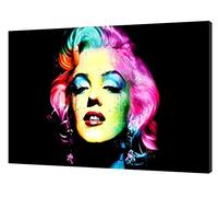 ARTSPRINTS MARILYN MONROE MAKE UP PICTURE PRINT ON FRAMED CANVAS WALL ART Home Decoration 40 x 30 inch-38mm depth