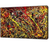 ARTSPRINTS THE DRIP PAINTING BY JACKSON POLLOCK PICTURE PRINT ON FRAMED CANVAS WALL ART 20 x 16 inch -18mm depth