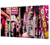 ARTSPRINTS Tokyo City Photo Print On Framed Canvas Wall Art 20 x 12 Inch | 50 x 30 Cm - 18mm Frame Depth