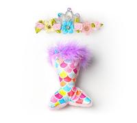 ARTST 17cm Doll Clothes Set - 2 Pcs Mermaid Outfit Accessories for 17cm Plush Pendant Dolls - Crown+Fishtail - Birthday Holiday Present for Girls Kids (No Doll)