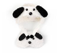 ARTST 17cm Dolls Clothes Set, Cute Plush Animal Style Clothing Soft Doll Outfits Toy Costume Accessories - Head Cover, Plush Jumpsuit - Birthday Holiday Collectors Gifts(No Doll)
