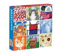 Artsy Cats 500 Piece Family Puzzle by Mudpuppy