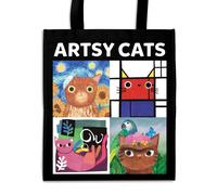Artsy Cats Reusable Shopping Bag