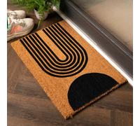 Artsy Doormats Abstract Half Moon Design Doormat