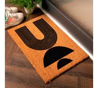 Artsy Doormats Abstract Half Moons Design Doormat