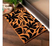 Artsy Doormats Abstract Leaf Patterns Doormat