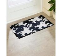 Artsy Doormats Black Cow Print Indoor Outdoor Mat