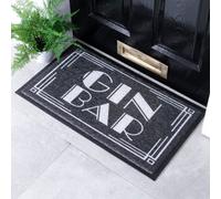 Artsy Doormats Black Gin Bar Doormat (70 X 40Cm)