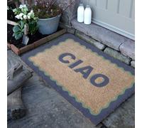 Artsy Doormats Blue Ciao Coir Doormat (90 X 60Cm)