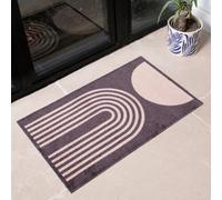 Artsy Doormats Brown Abstract Indoor Washable Doormat