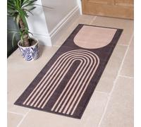Artsy Doormats Brown Abstract Indoor Washable Doormat