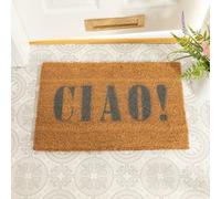 Artsy Doormats Ciao Grey Doormat - Regular 60X40Cm