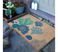 Artsy Doormats Coral & Shells Doormat (90 X 60Cm)
