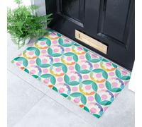 Artsy Doormats Elizabeth Olwen Petal Pink Dots Indoor/outdoor Doormat (70X40Cm)