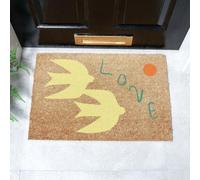 Artsy Doormats Elizabeth Olwen Swan Love Coir Doormat (60X40Cm)