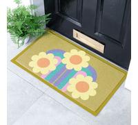 Artsy Doormats Elizabeth Olwen Three Flowers Indoor/outdoor Doormat (70X40Cm)