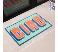 Artsy Doormats Green Ciao Indoor Washable Doormat