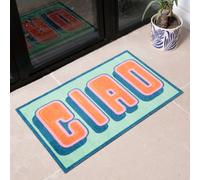Artsy Doormats Green Ciao Indoor Washable Doormat
