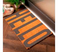 Artsy Doormats Grey Big Letters Hello Doormat