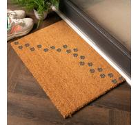 Artsy Doormats Grey Repeat Paw Prints Doormat