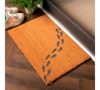 Artsy Doormats Grey Tiny/small Footprints Doormat