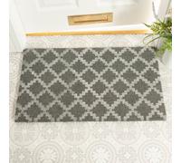 Artsy Doormats Grey Trellis Large Doormat - 75 X 45Cm