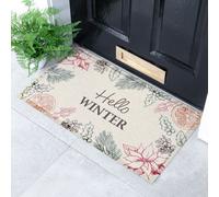 Artsy Doormats Hello Winter Indoor Outdoor Doormat