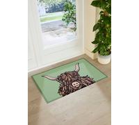 Artsy Doormats Highland Cow Indoor Outdoor Doormat