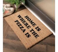 Artsy Doormats Home Is Where The Pizza Is Doormat