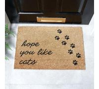 Artsy Doormats Hope You Like Cats Doormat (60 X 40Cm)