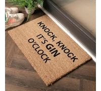 Artsy Doormats Knock Knock It's O'clock Doormat