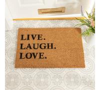 Artsy Doormats Live Laugh Love Doormat - Regular 60X40Cm