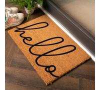 Artsy Doormats Modern Hello Scribble Text Doormat