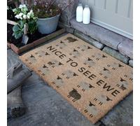 Artsy Doormats Nice To See Ewe Sheep Doormat (90 X 60Cm)