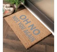 Artsy Doormats Oh No Not You Again Grey Doormat
