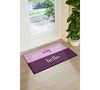 Artsy Doormats Pink Hello Bye Doormat (90 X 60Cm)