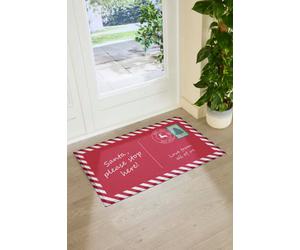 Artsy Doormats Santa Stop Here Indoor Outdoor Doormat