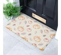 Artsy Doormats Sketch Pumpkin Pattern Indoor Outdoor Doormat (70 X 40Cm)