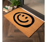 Artsy Doormats Smiley Face Country Size Coir Doormat