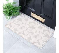 Artsy Doormats Taupe Paint Brush Indoor Outdoor Doormat (70 X 40Cm)