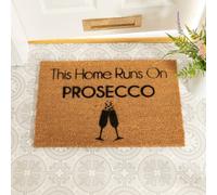Artsy Doormats This Home Runs On Prosecco Doormat