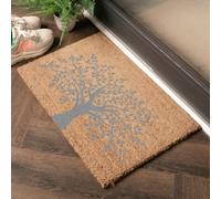 Artsy Doormats Tree Of Life Grey Doormat - Regular 60X40Cm