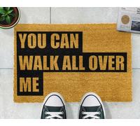 Artsy Doormats Walk All Over Me Doormat - Regular 60X40Cm