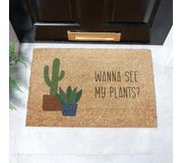Artsy Doormats Wanna See My Plants Doormat (60 X 40Cm)