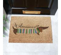 Artsy Doormats Welcome Sausage Dog Coir Doormat (60 X 40Cm)
