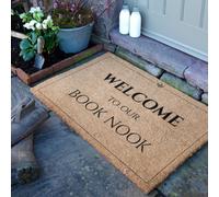 Artsy Doormats Welcome To Our Book Nook Doormat (90 X 60Cm)
