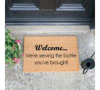 Artsy Doormats We're Serving The Bottle You've Brought Doormat