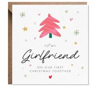 Artsy Gift Co Funny Christmas Card for Girlfriend - Made of Premium Card Stock with Envelope - Keepsake Card for Girlfriend - Colorful & Fun Gift to Make Her Holiday Extra Special