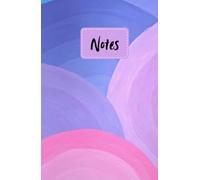 Artsy Journal - Purple & Pink Pastel Abstract Cover | 160-Page Lined A5 Hardcover Notebook for Mindful Writing